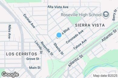 Map image of the property - 216 Sierra Blvd