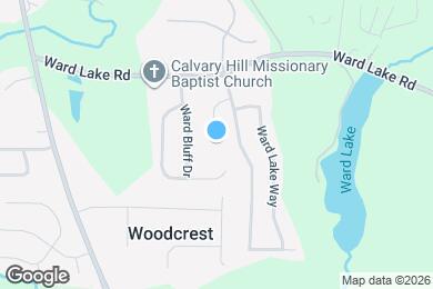 Map image of the property - 2691 Ward Lake Ct