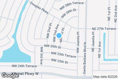 Map image of the property - 2616 NW 1st Pl
