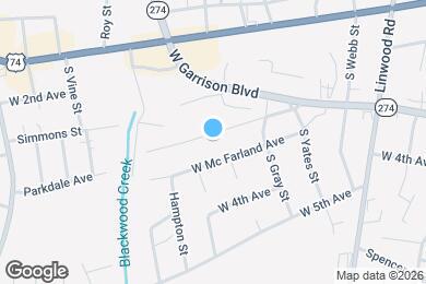 Map image of the property - 1731 Parkdale Ave