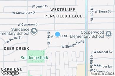 Map image of the property - 6849 W Yucca St