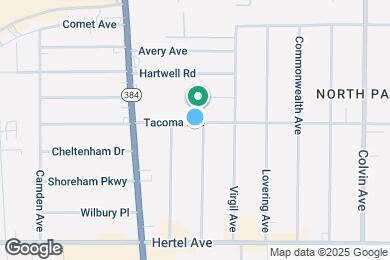Map image of the property - 175 Tacoma Ave