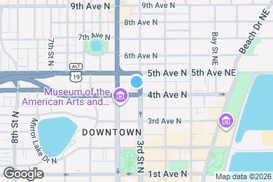 Map image of the property - 301 4th Ave N, St Petersburg, FL 33701