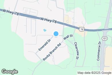 Map image of the property - 600 Emerald Dr