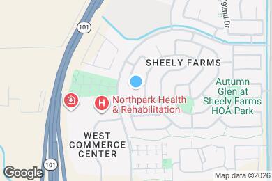Map image of the property - 9427 W Monte Vista Rd