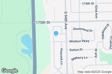 Map image of the property - 17573 Pheasant Dr