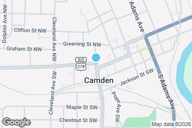 Map image of the property - 115 Ouachita Ave SW