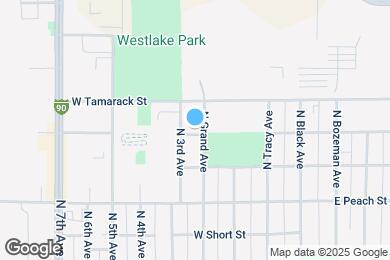 Map image of the property - 803 N Grand Ave