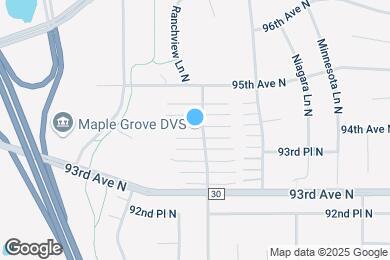 Map image of the property - 9431 Ranchview Ln N
