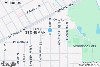 Map image of the property - 731 S Chapel Ave