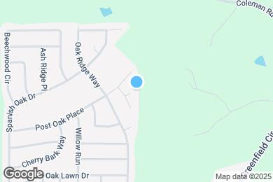 Map image of the property - 204 Chinkapin Ct