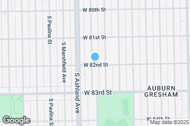 Map image of the property - 8159 S Justine St