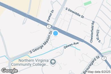 Map image of the property - 3701 S George Mason Dr