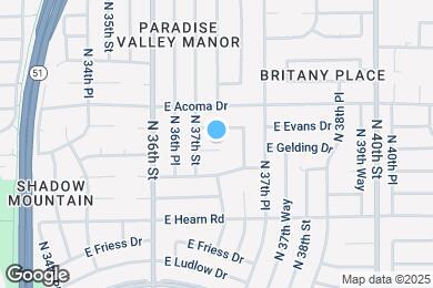 Map image of the property - 3718 E Gelding Dr