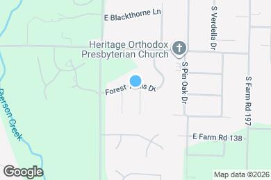 Map image of the property - 703 S Hickory Dr