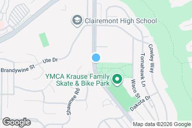 Map image of the property - 3664 Clairemont Dr
