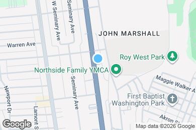 Map image of the property - 4223 Chamberlayne Ave