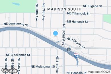 Map image of the property - 1613 NE 81st Ave