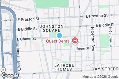 Map image of the property - 841 E Chase St