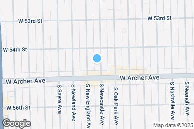Map image of the property - 5434 S Newcastle Ave