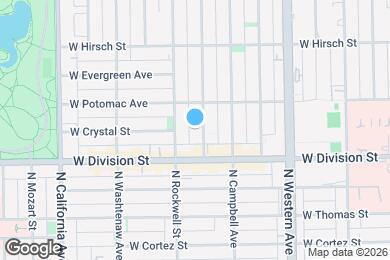 Map image of the property - 1228 N Maplewood Ave