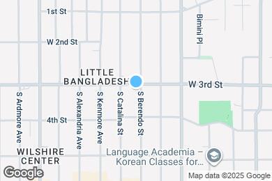 Map image of the property - 309 S Berendo St