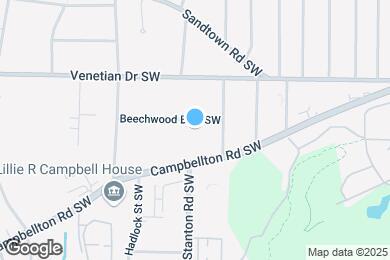 Map image of the property - 1698 Beechwood Blvd SW