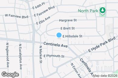 Map image of the property - 366 E Hillsdale St