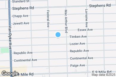 Map image of the property - 8468 Timken Ave