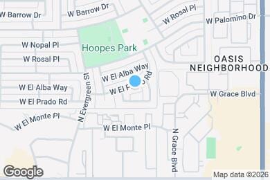 Map image of the property - 521 W El Prado Rd