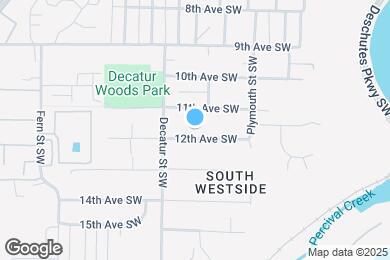 Map image of the property - 1610 12th Ave SW