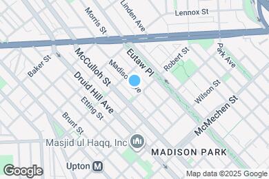 Map image of the property - 1906 Madison Ave