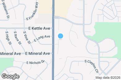 Map image of the property - 7818 S University Way