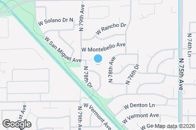Map image of the property - 7825 W San Miguel Ave