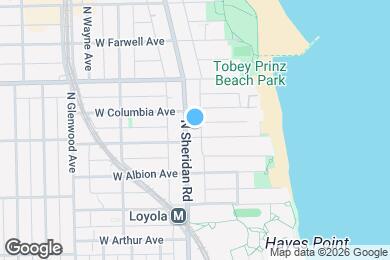 Map image of the property - 6711 N Sheridan Rd