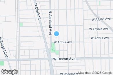 Map image of the property - 6514 N Bosworth Ave