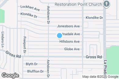 Map image of the property - 2539 Hillsboro Ave