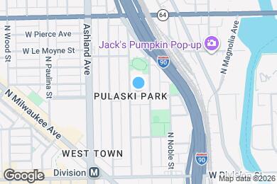 Map image of the property - 1448 W Blackhawk St