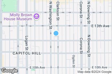 Map image of the property - 1221 N Clarkson St