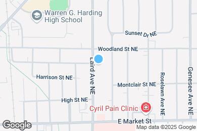Map image of the property - 350 Laird Ave NE