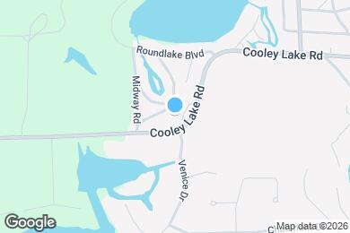 Map image of the property - 9570 Cooley Lake Rd