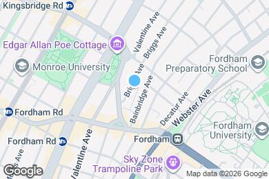 Map image of the property - 2584 Briggs Ave