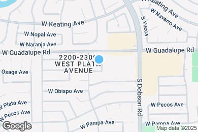 Map image of the property - 2834 S Paseo Loma