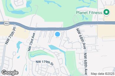 Map image of the property - 6960 Miami Gardens Dr