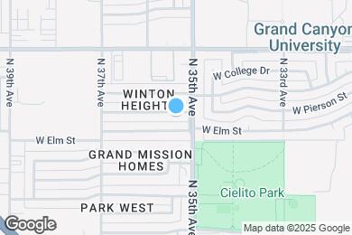 Map image of the property - 3513 W Pierson St
