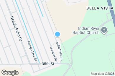 Map image of the property - 3321 India Palm Dr