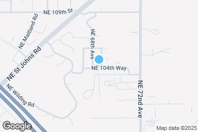 Map image of the property - 10406 NE 69th Ave