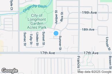 Map image of the property - 1752 Juniper St