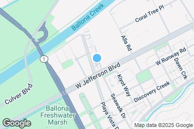 Map image of the property - 5400 Playa Vista Dr