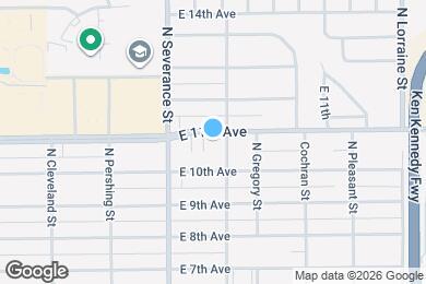 Map image of the property - 921 E 11th Ave